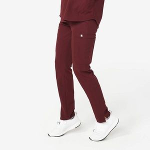 Figs scrubs XS Yola burgundy red limited edition